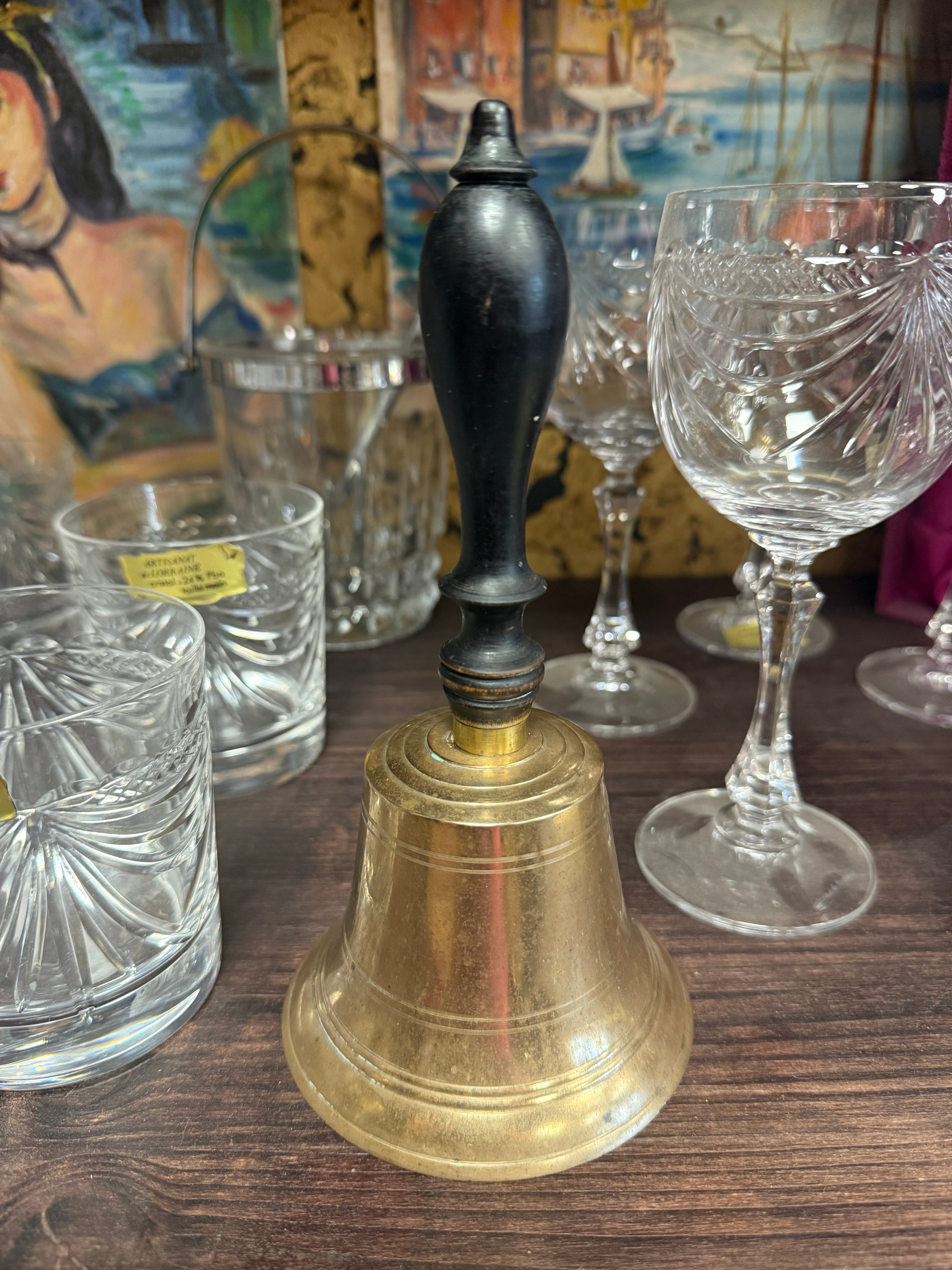 Cloche d'appel d'école / service dans le style Napoleon III