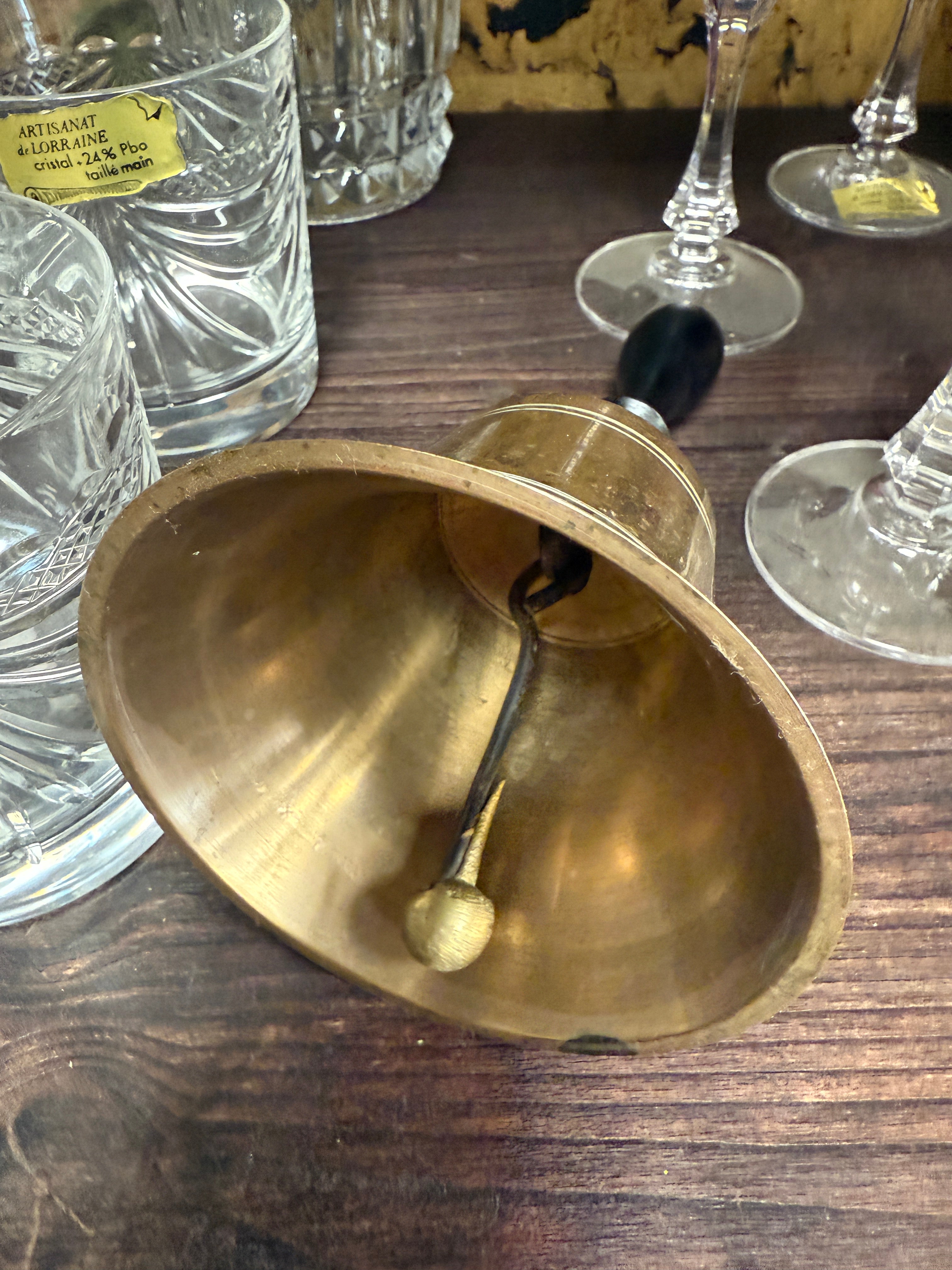 Cloche d'appel d'école / service dans le style Napoleon III